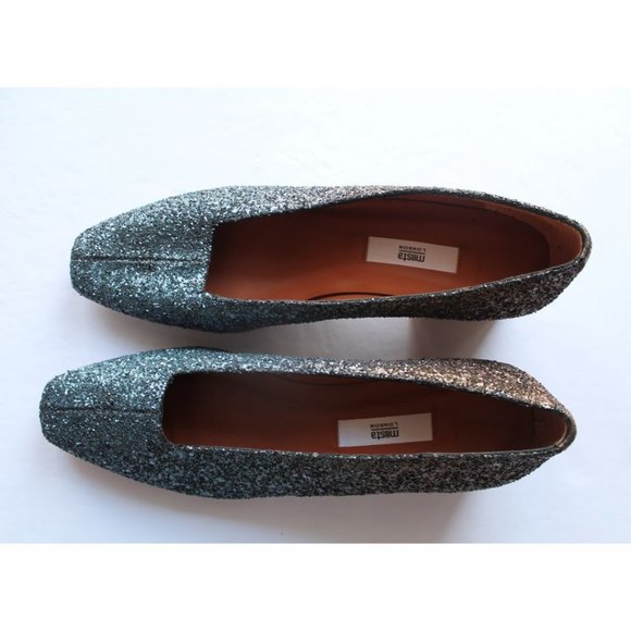 Miista Taissa Pump Morning Sky Glitter Size EU 38/ US 7.5 Anthropologie - Picture 7 of 10